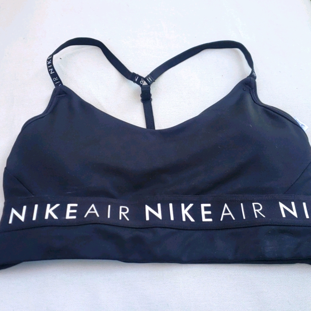 Nike black Exercise tank bralette racer back